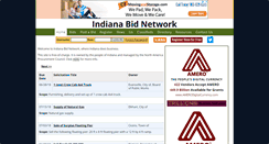 Desktop Screenshot of indianabids.com